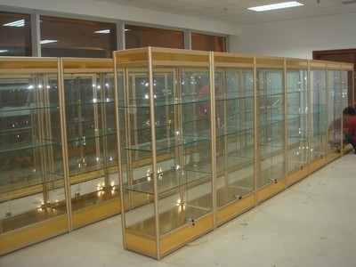 【供应钛合金展柜,陈列柜,铝合金展架,精品展示柜手,东莞展柜】价格,厂家,图片,其他广告展览设备,东莞市力达仓储设备-