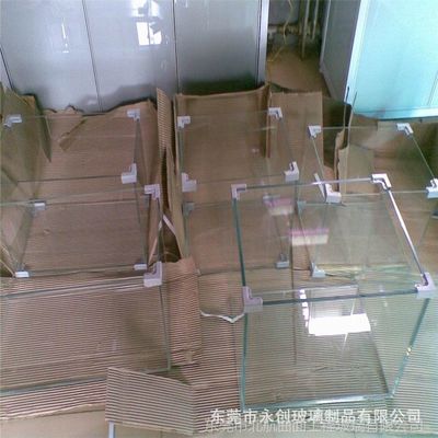 玻璃展示柜 定做 5mm 6mm超白 加工各种钢化玻璃罩 玻璃柜台